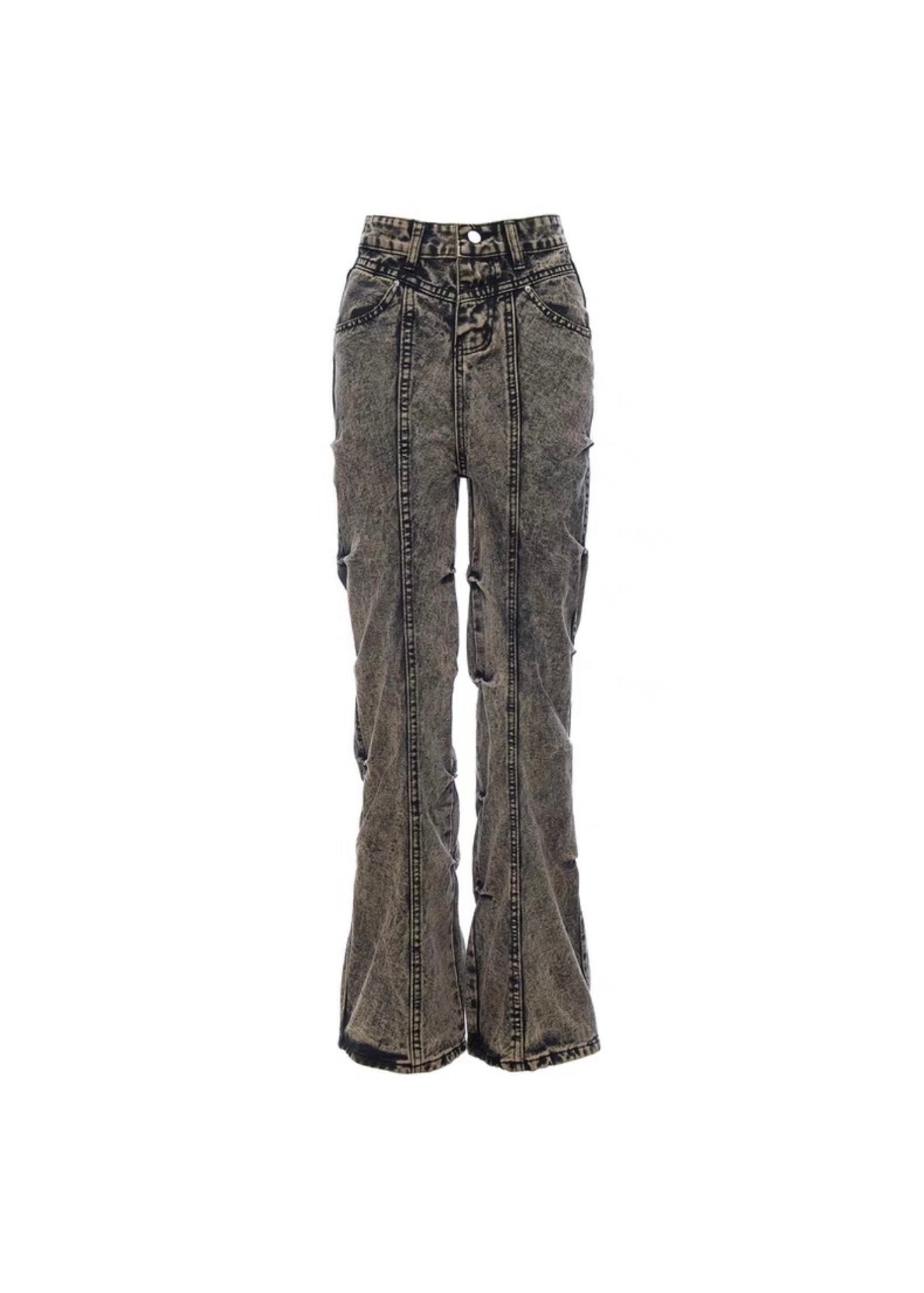 サイドタックデニムフレアパンツ / VO1163