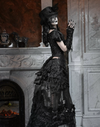 Goth One Shoulder Puff Sleeve Top / NC01