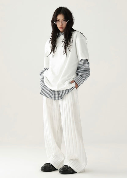 American retro check shirt / AS1214 