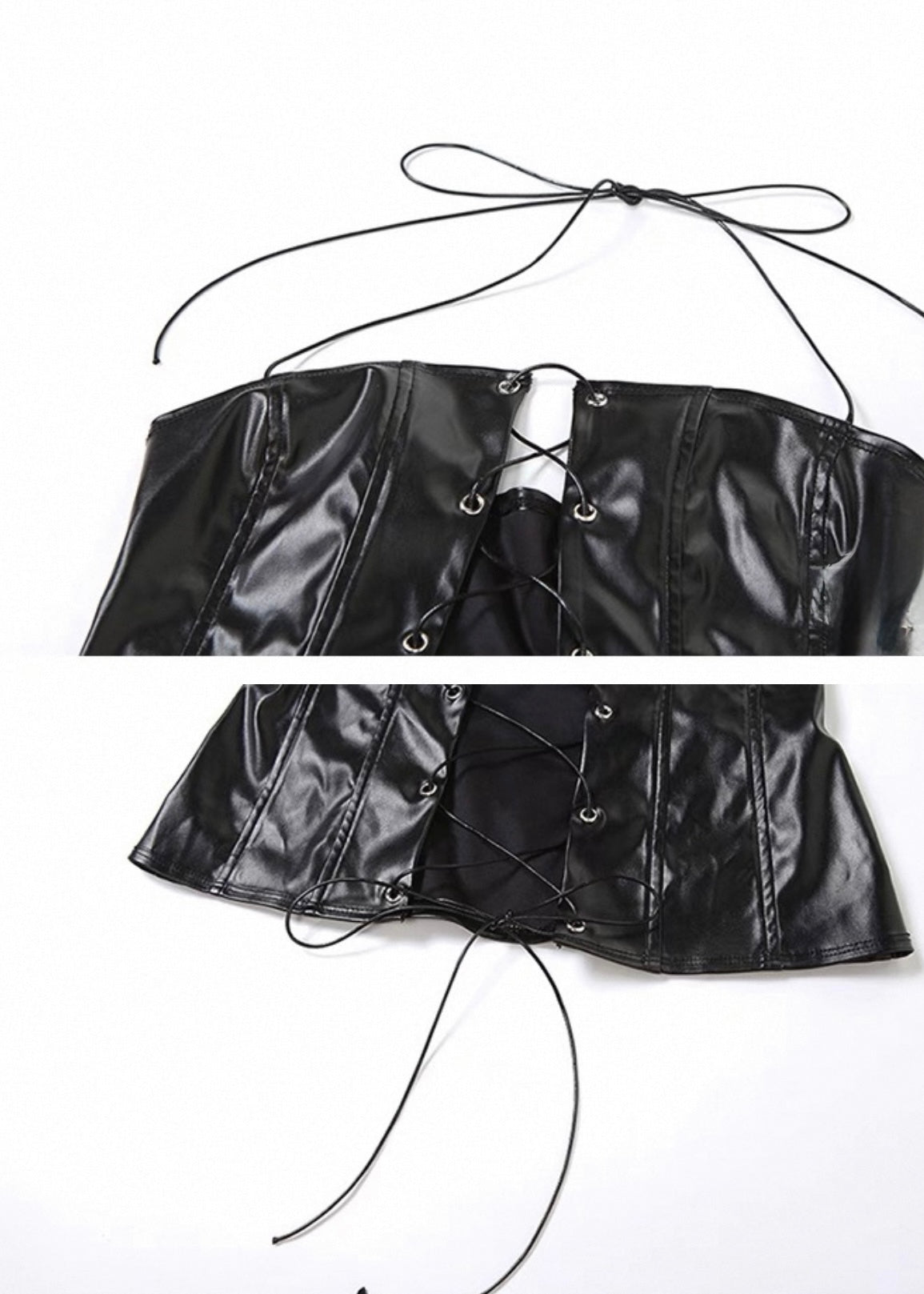 PUレザーホルターセットアップ / VO1176