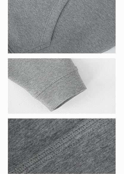 hooded zipper sweatshirt / AS1138