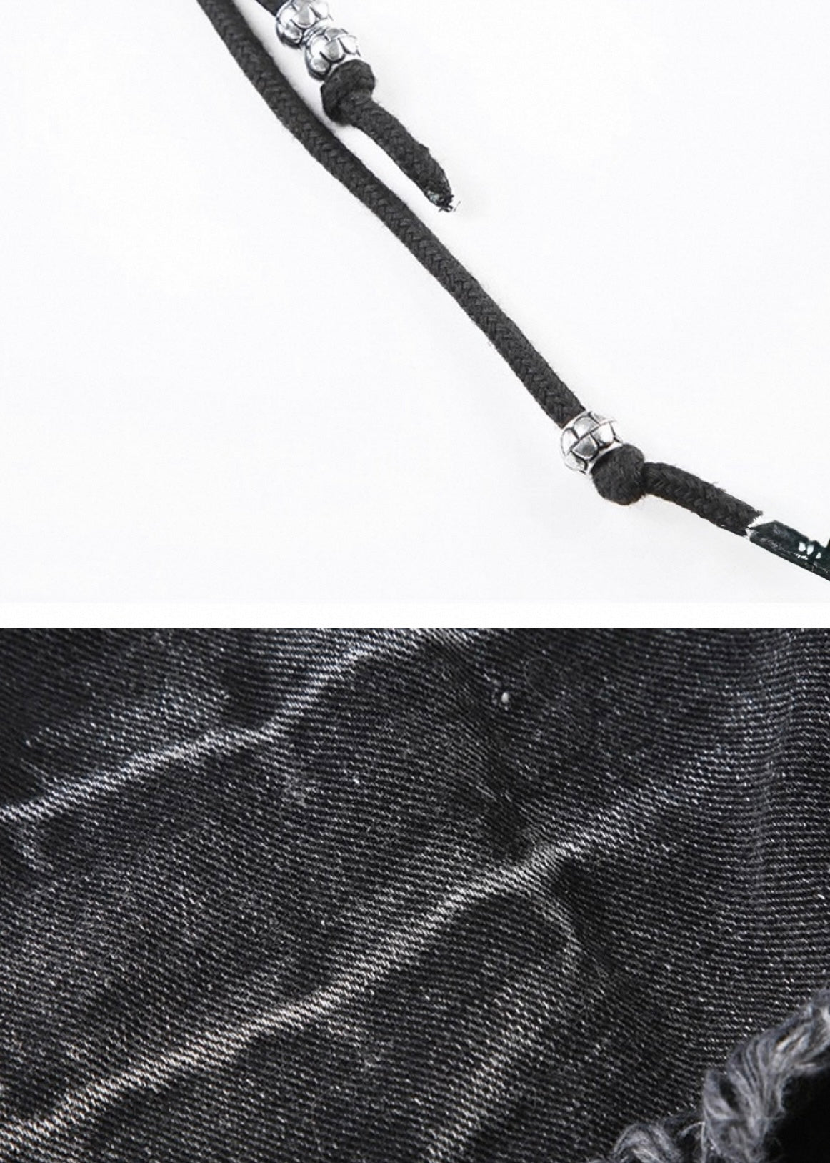 ダメージデニムスタッズショートパンツ / VO1179