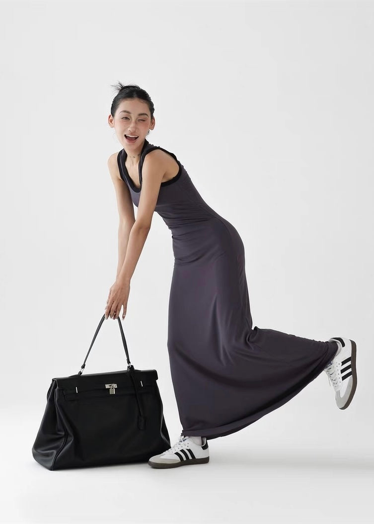Casual Slim Long Dress / AS1272