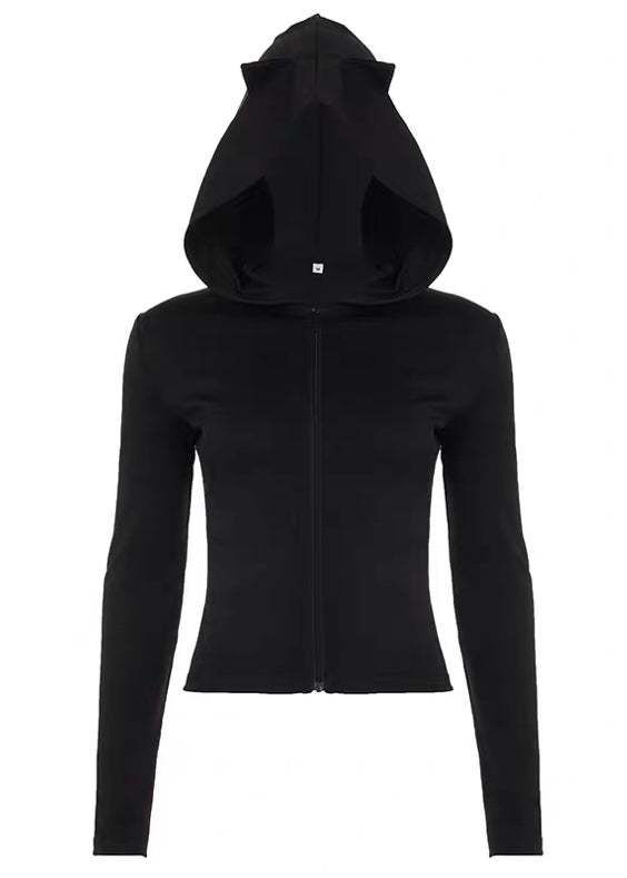 フード付きジップアップスウェットシャツ / VO1302