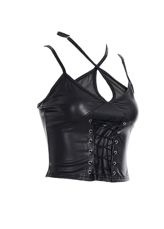 ホルターストラップスリムベストトップ / VO1101