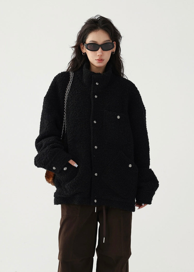 Stand Collar Boa Jacket / AS1185 
