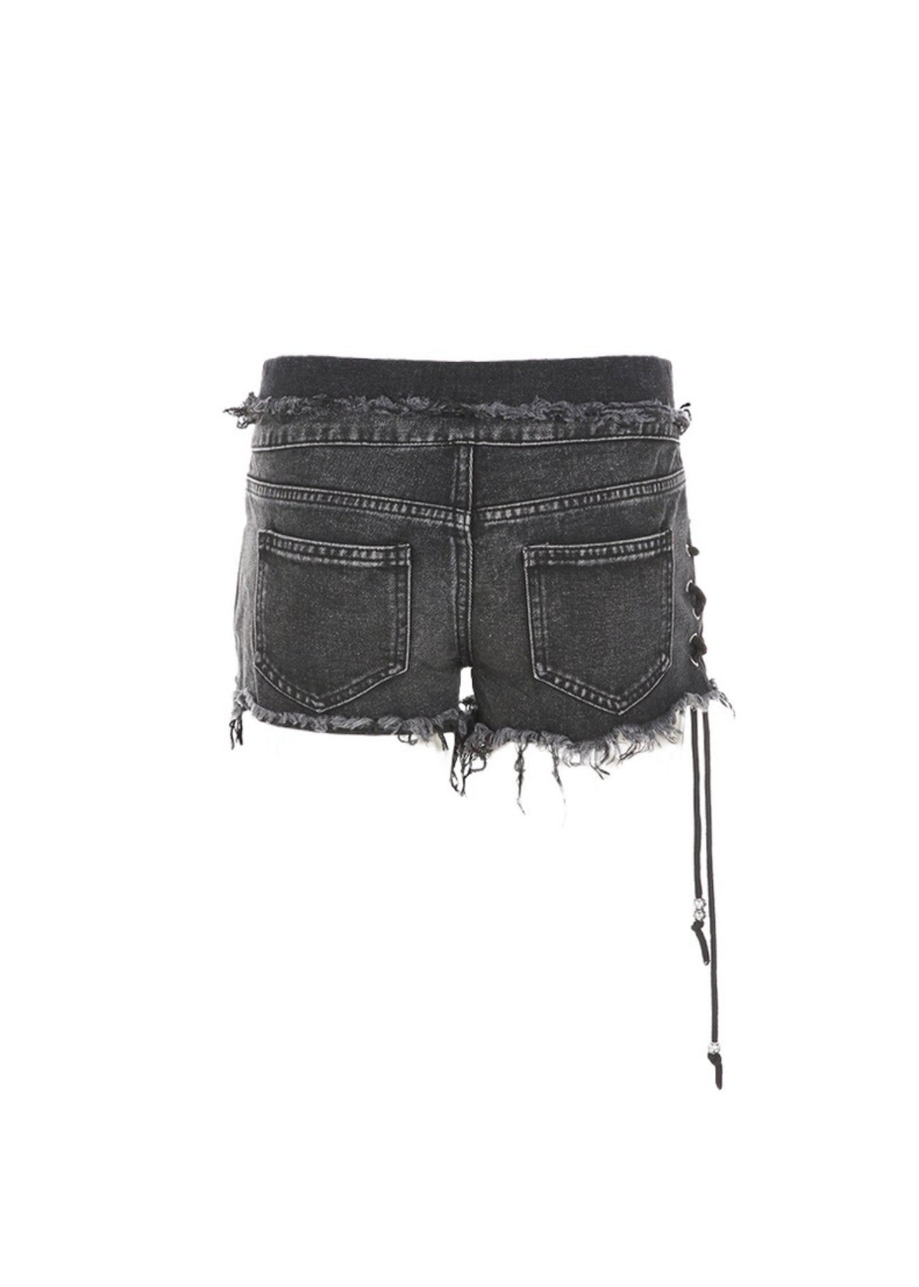 ダメージデニムスタッズショートパンツ / VO1179