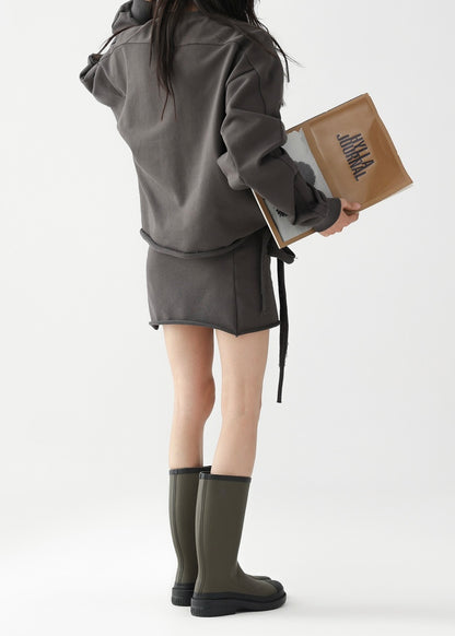 Two-piece lace-up dress / AS1237
