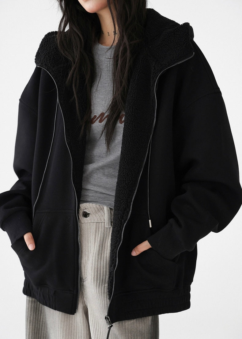 fleece parka jacket / AS1197 