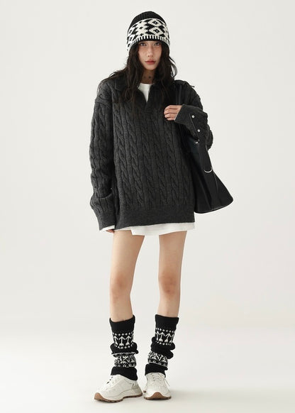 Polo neck sweater / AS1215
