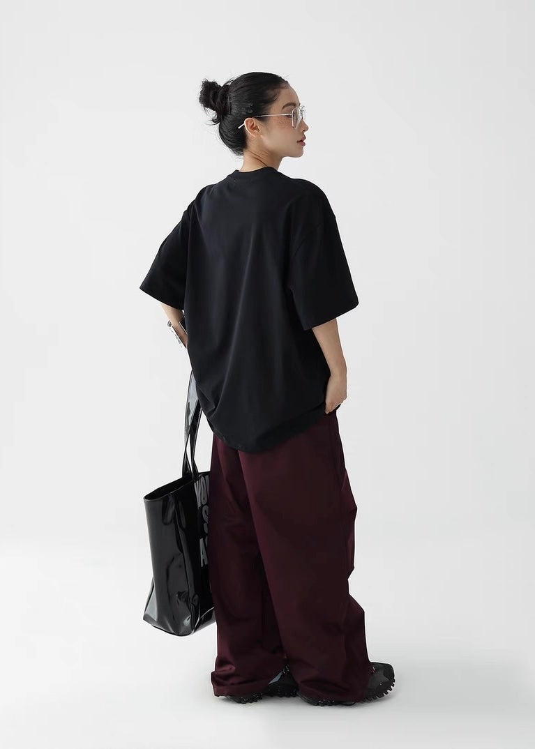 Loose casual round neck short sleeve T-shirt / AS1260