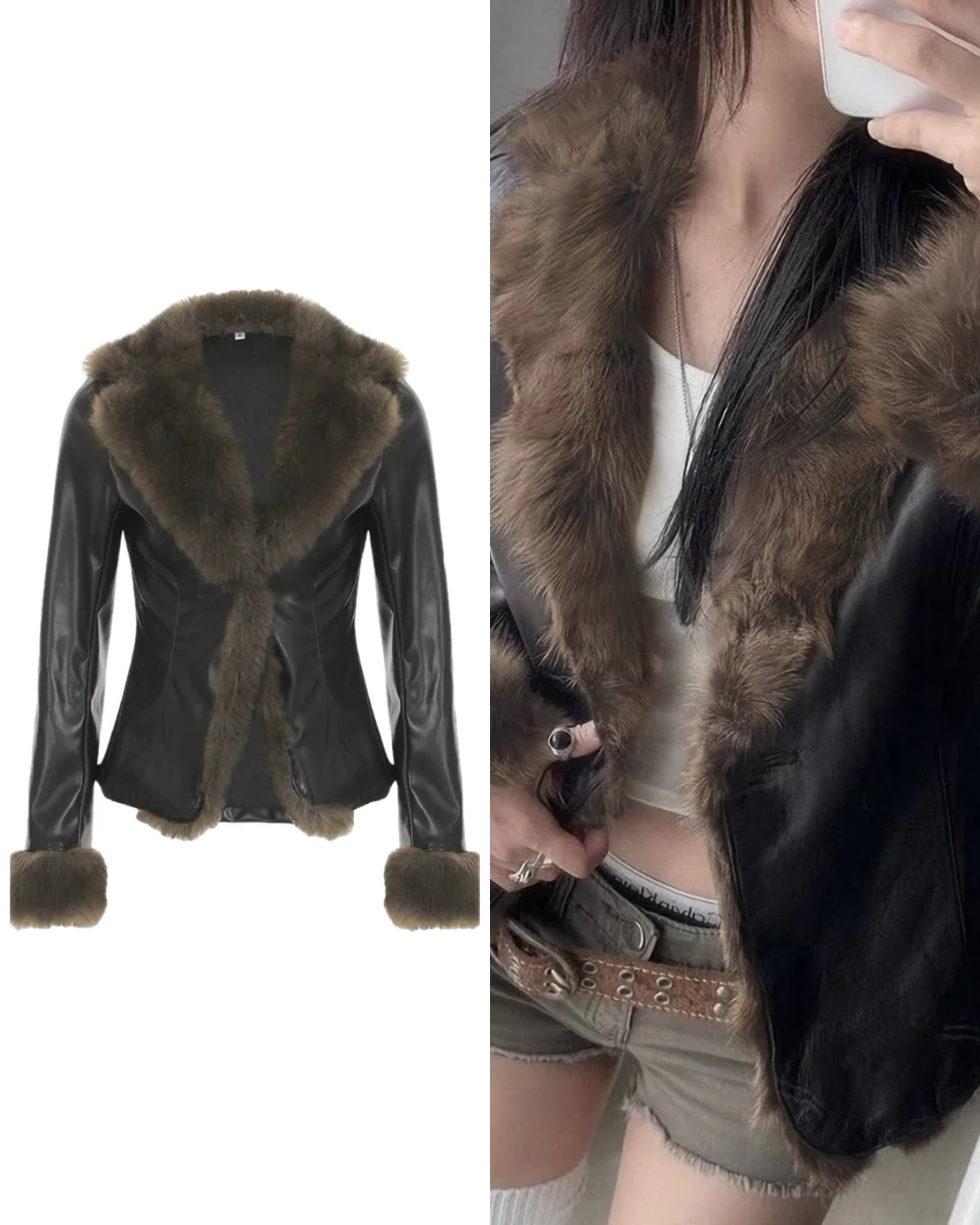 PUレザージャケット / vo1286