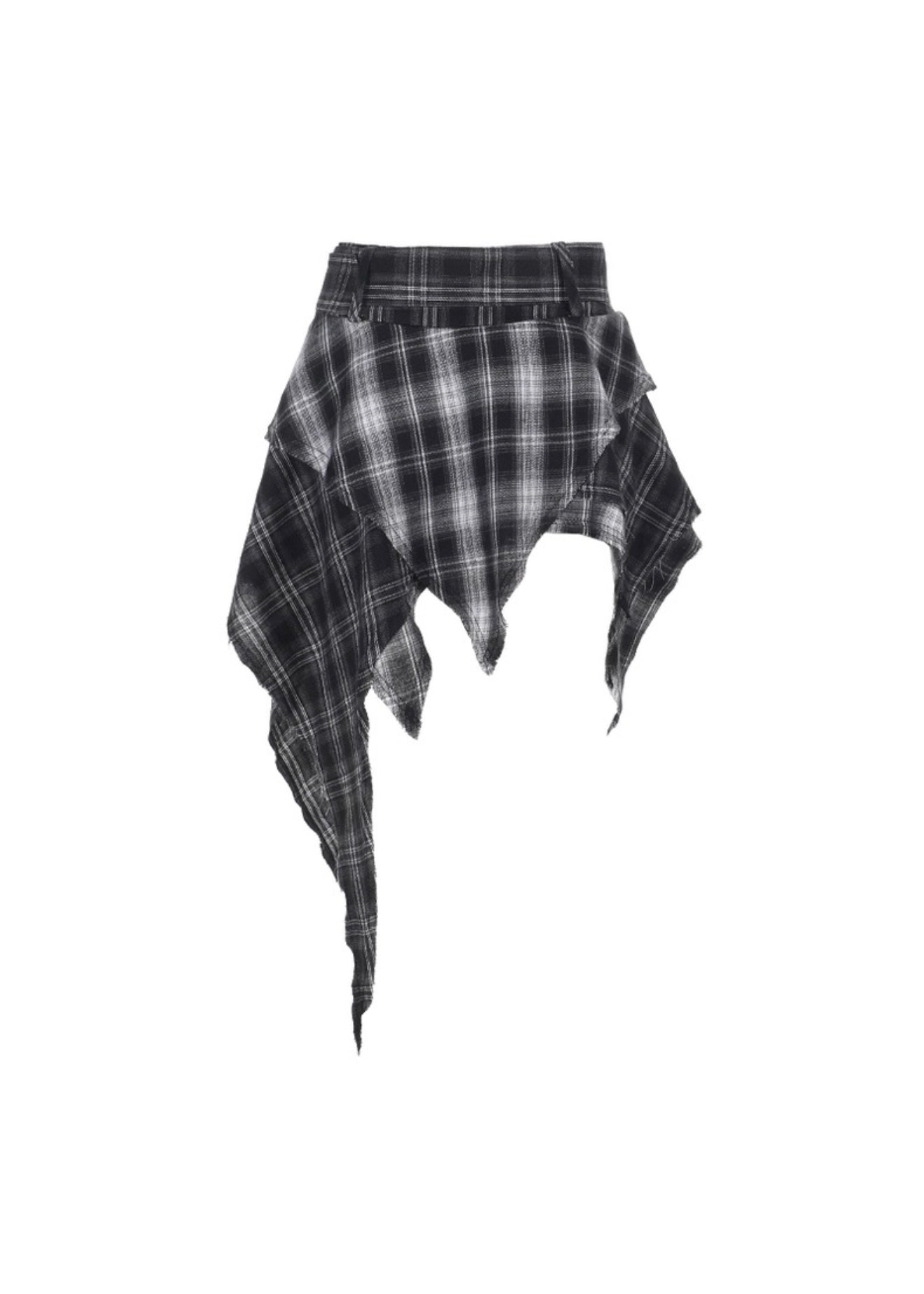 チェック柄イレギュラースカート / VO1230