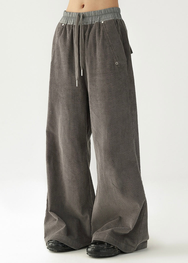 loose fit corduroy pants / AS1186 