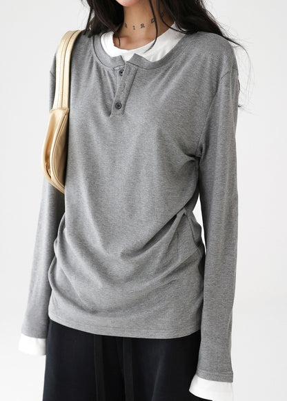 Two-piece long sleeve shirt / AS1193 