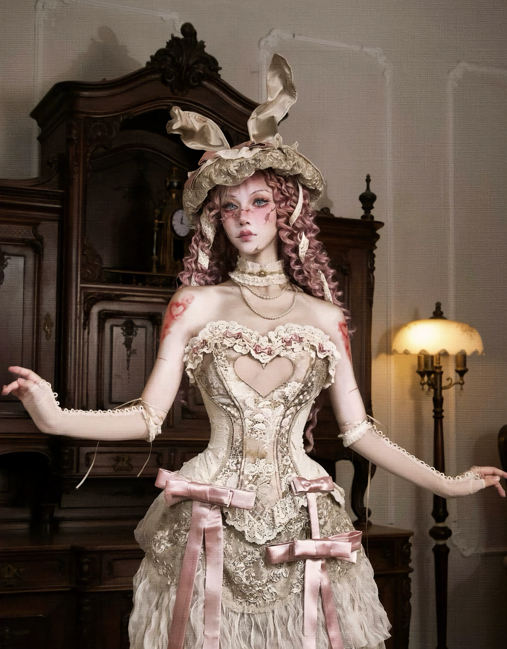 Love Fishbone Rococo Top Set / DR08