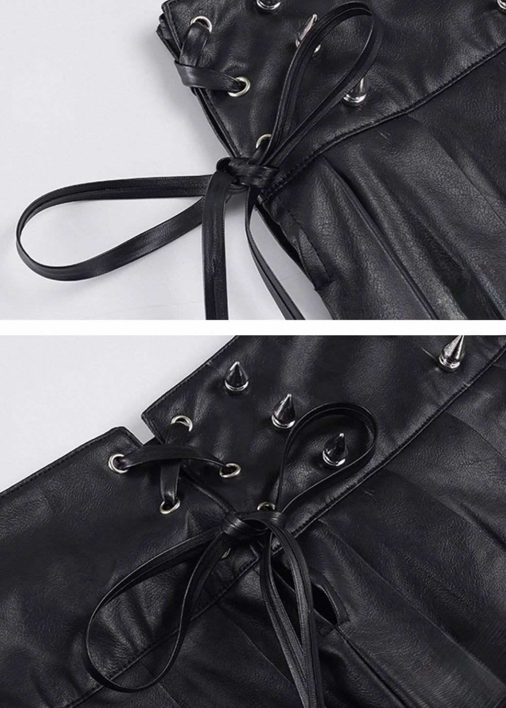 スタッズ付きプリーツスカート / VO1260