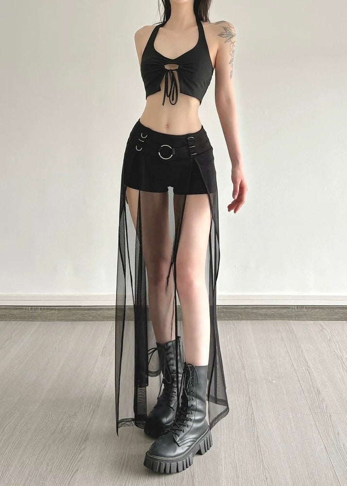 チュールスカート付きショートパンツ / VO1186