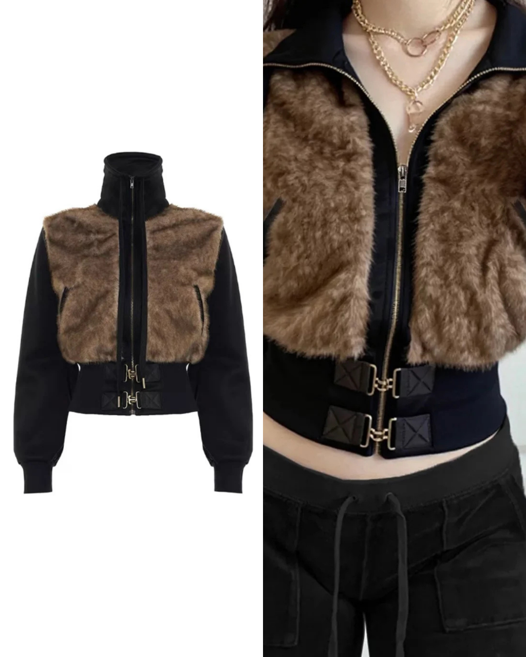 ファーパッチジャケット / VO1311