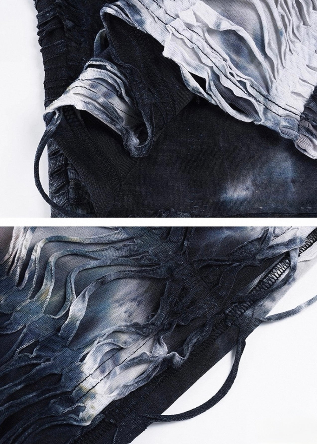 フード付きデザインスリムフィットトップス / VO1118