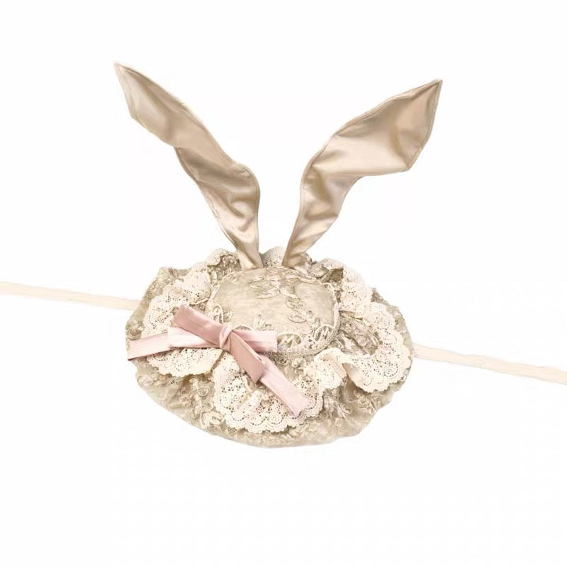 Doll Rococo Rabbit Ears & Cocktail Hat & Bonnet Hat / DR12