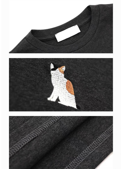 American Retro Funny Puppy T-shirt / AS1311