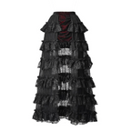 Scarlet Gothic Multi-Layer Tailored Skirt ＆ Cage Petti Coat / CT02