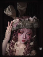 Doll Rococo Rabbit Ears & Cocktail Hat & Bonnet Hat / DR12