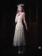 Cotton Love Bow Hollow Strap Dress / DR05