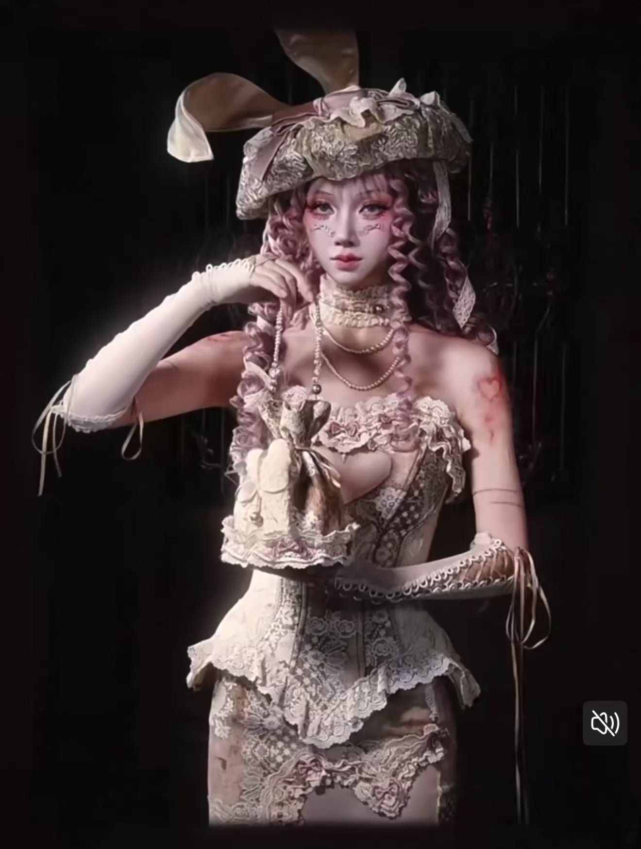 Love Retro Elegant Drawstring Bag / DR11